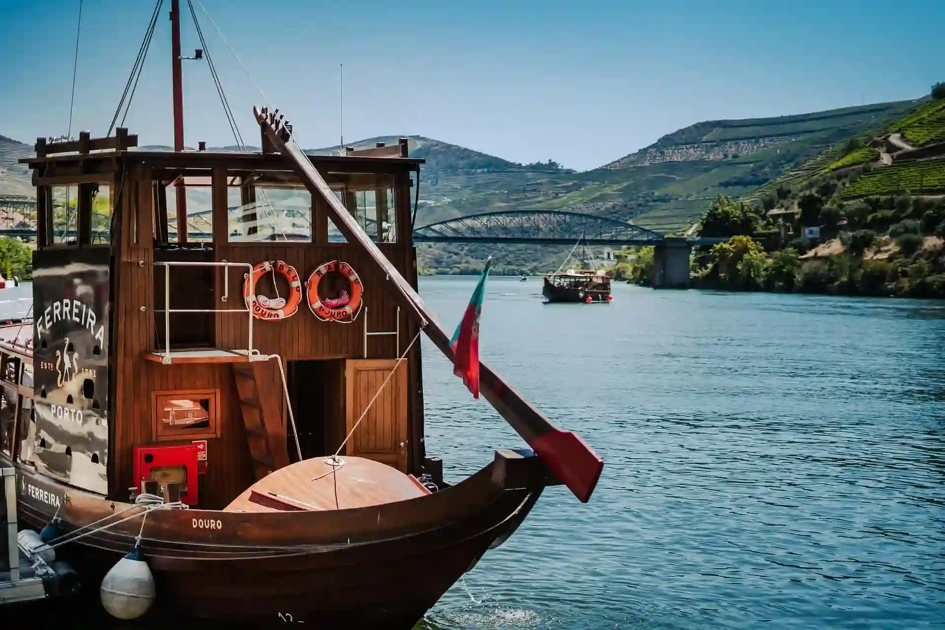 Rabelo boat on Douro River