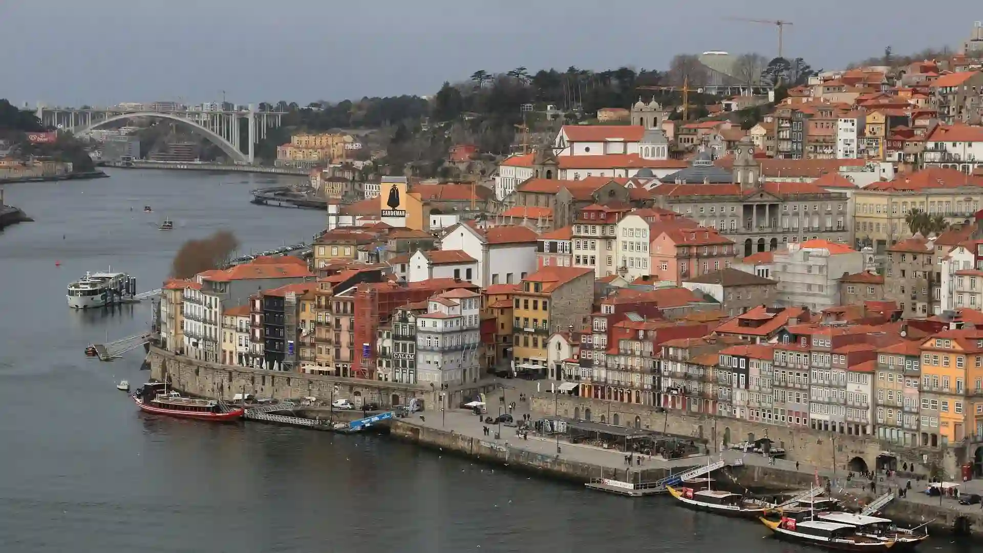 Porto view Douro River